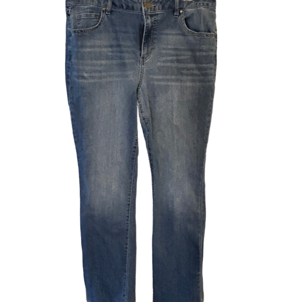 d. jeans Women's Straight Leg Blue Jeans
